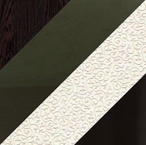 Кухонный раскладной стол НСПГ-02 СТК, венге/темно-коричневое/узор бело-медный/опоры прямые коричневые в Улан-Удэ - предосмотр 1
