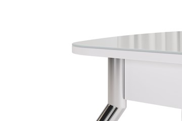 Кухонный раздвижной стол Танго, белый/геометрия в Улан-Удэ - предосмотр 5