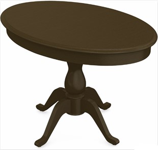 Раздвижной стол Фабрицио-1 исп. Эллипс, Тон 5 Покраска + патина с прорисовкой (на столешнице) в Улан-Удэ