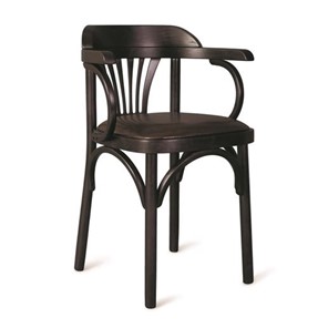 Обеденный стул Венский мягкий, кожзам черный/венге в Улан-Удэ