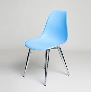 Обеденный стул DSL 110 Milan Chrom (голубой) в Улан-Удэ
