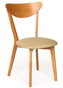 Кухонный стул MAXI (Макси), бук/ткань 86x48,5x54,5 Бежевый/ натуральный бук (2 шт) арт.13134 в Улан-Удэ