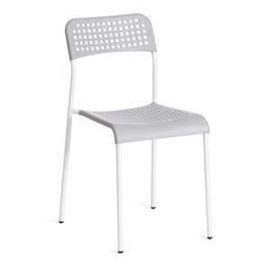 Кухонный стул ADDE (mod.C-049) металл/пластик, 39х49х78, Grey (серый) /White (белый) арт.19256 в Улан-Удэ - предосмотр