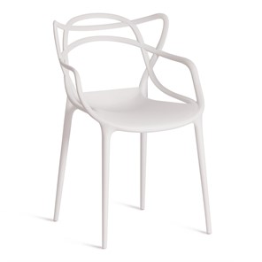 Стул обеденный Cat Chair (mod.028) пластик, 54,5*56*84 белый арт.12654 в Улан-Удэ