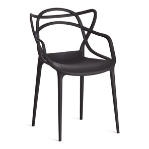 Стул обеденный Cat Chair (mod.028) пластик, 54,5*56*84 черный, арт.19627 в Улан-Удэ