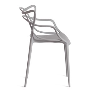 Обеденный стул Cat Chair (mod.028) пластик, 54,5*56*84 серый, арт.13276 в Улан-Удэ - предосмотр 1