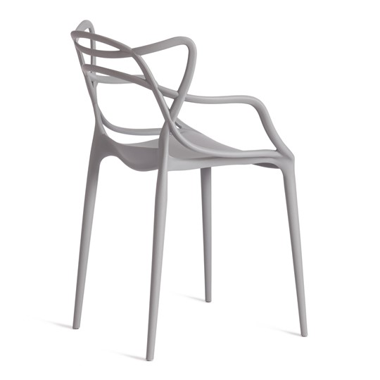 Обеденный стул Cat Chair (mod.028) пластик, 54,5*56*84 серый, арт.13276 в Улан-Удэ - изображение 2