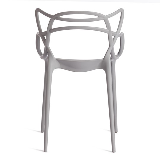 Обеденный стул Cat Chair (mod.028) пластик, 54,5*56*84 серый, арт.13276 в Улан-Удэ - изображение 3
