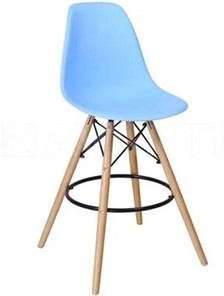 Барный стул DSL 110 Wood bar (голубой) в Улан-Удэ