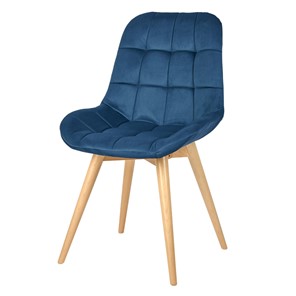 Обеденный стул POLINI Home Verona SD, синий-натуральный в Улан-Удэ