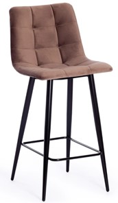 Полубарный кухонный стул CHILLY (mod. 7095пб) 55х44х94 коричневый barkhat 12/черный арт.19656 в Улан-Удэ