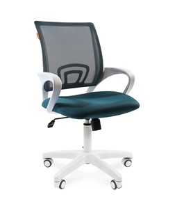 Офисное кресло CHAIRMAN 696 white, ткань, цвет зеленый в Улан-Удэ
