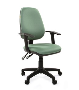 Офисное кресло CHAIRMAN 661 Ткань стандарт 15-158 зеленая в Улан-Удэ - предосмотр