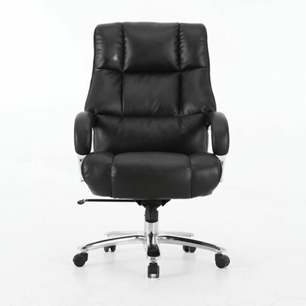 Кресло офисное Brabix Premium Bomer HD-007 (рециклированная кожа, хром, черное) 531939 в Улан-Удэ - изображение
