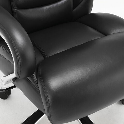 Кресло Brabix Premium Pride HD-100 (натуральная кожа, черное) 531940 в Улан-Удэ - изображение 5