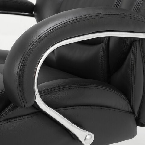 Кресло Brabix Premium Pride HD-100 (натуральная кожа, черное) 531940 в Улан-Удэ - изображение 6