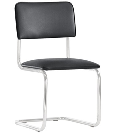 Офисный стул Sylwia chrome P100, кож/зам V4 в Улан-Удэ - изображение