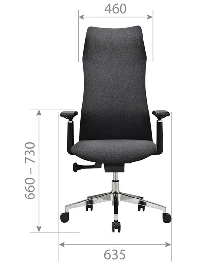 Офисное кресло CHAIRMAN 583 ткань светло-серая в Улан-Удэ - изображение 4