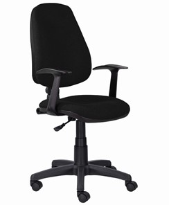 Кресло офисное Brabix Comfort MG-321, регулируемая эргономичная спинка, ткань, черное в Улан-Удэ