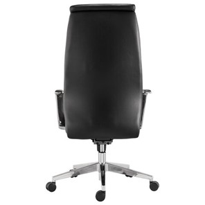 Офисное кресло BRABIX PREMIUM "Jazz EX-757", синхромеханизм, алюминий, экокожа, черное, 532489 в Улан-Удэ - предосмотр 3