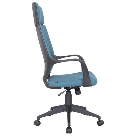 Кресло офисное Brabix Premium Prime EX-515 (ткань, голубое) 531568 в Улан-Удэ - изображение 2