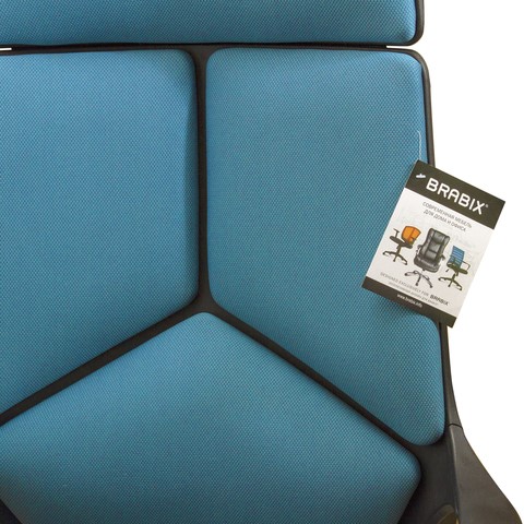 Кресло офисное Brabix Premium Prime EX-515 (ткань, голубое) 531568 в Улан-Удэ - изображение 6