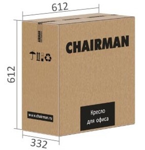 Офисное кресло CHAIRMAN 661 Ткань стандарт 15-21 черная в Улан-Удэ - предосмотр 5