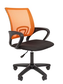 Офисное кресло CHAIRMAN 696 black LT, оранжевый в Улан-Удэ