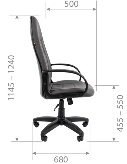 Компьютерное кресло CHAIRMAN 727 ткань ст., цвет серый в Улан-Удэ - изображение 4