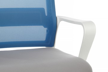 Кресло компьютерное RCH 1029MW, серый/синий в Улан-Удэ - предосмотр 5