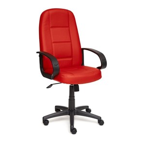 Кресло офисное СН747 кож/зам, красный, арт.7707 в Улан-Удэ
