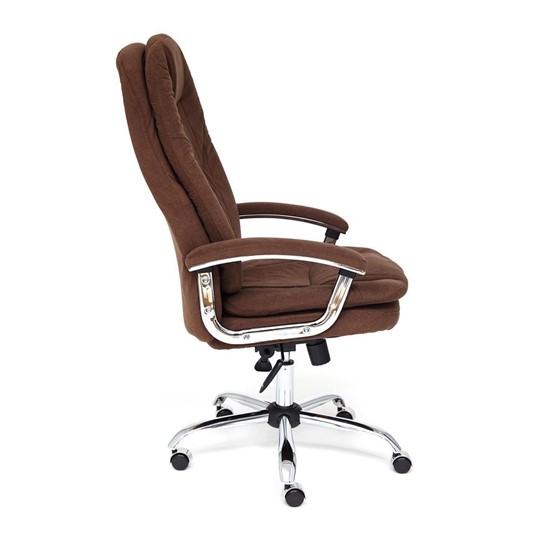Офисное кресло SOFTY LUX флок, коричневый, арт.13595 в Улан-Удэ - изображение 18