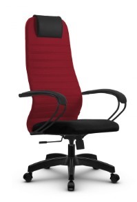 Кресло компьютерное SU-BK130-10 PL красный/черный в Улан-Удэ
