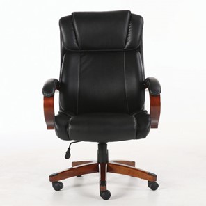 Кресло компьютерное Brabix Premium Magnum EX-701 (дерево, рециклированная кожа, черное) 531827 в Улан-Удэ
