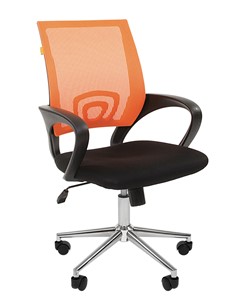 Офисное кресло CHAIRMAN 696 CHROME Сетка TW-66 (оранжевый) в Улан-Удэ - предосмотр