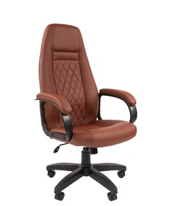 Кресло офисное CHAIRMAN 950LT Экокожа коричневая в Улан-Удэ