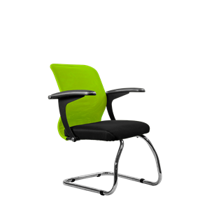 Офисный стул SU-M-4/подл.160/осн.007, Зеленый/Черный в Улан-Удэ