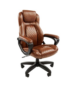 Кресло CHAIRMAN 432, экокожа, цвет коричневый в Улан-Удэ