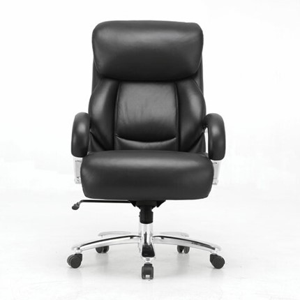 Кресло Brabix Premium Pride HD-100 (натуральная кожа, черное) 531940 в Улан-Удэ - изображение