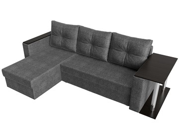 Угловой диван с оттоманкой Атланта Лайт, Серый (рогожка) в Улан-Удэ - предосмотр 3