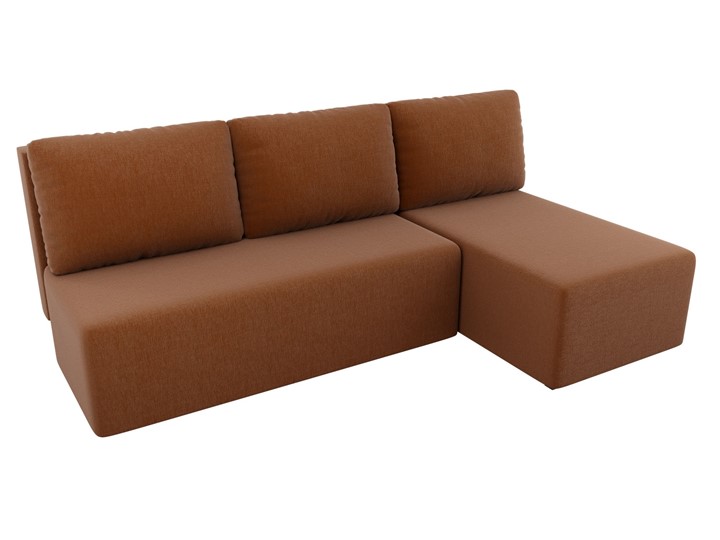 Угловой раскладной диван Поло, Коричневый (рогожка) в Улан-Удэ - изображение 3