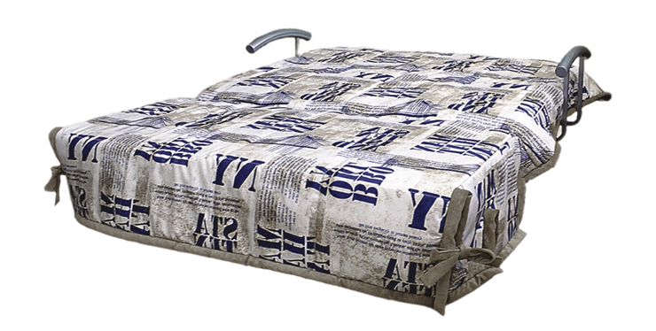 Прямой диван Аккордеон с боковинами, спальное место 1400 в Улан-Удэ - изображение 1