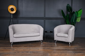 Комплект мебели Брамс  цвет бежевый диван 2Д + кресло в Улан-Удэ