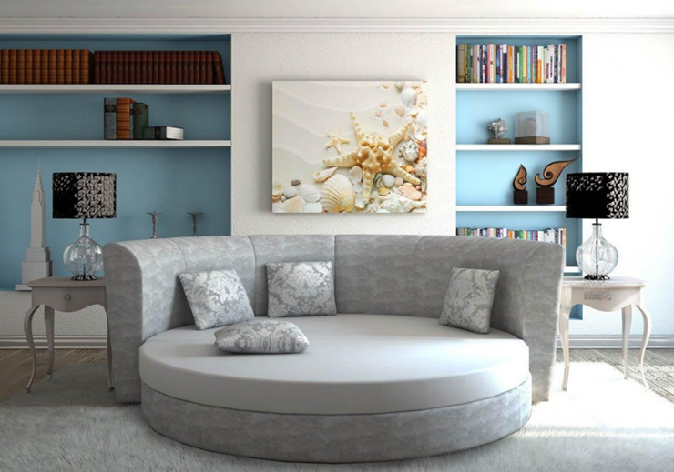Круглый диван-кровать Смайл в Улан-Удэ - изображение 5
