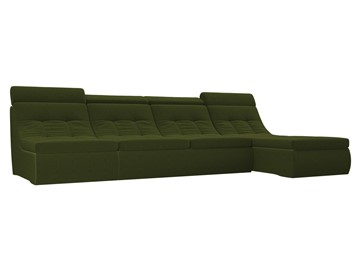 Модульный угловой диван Холидей люкс, Зеленый (микровельвет) в Улан-Удэ