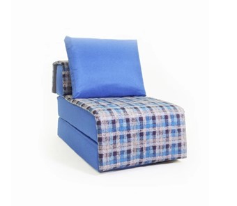 Бескаркасное кресло Харви, синий - квадро в Улан-Удэ