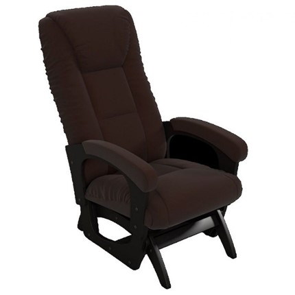 Кресло-качалка Леон маятниковая, ткань AMIGo шоколад 29-Т-Ш в Улан-Удэ - изображение