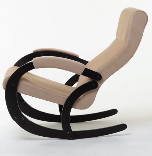 Кресло-качалка в гостиную Корсика, ткань Amigo Beige 34-Т-AB в Улан-Удэ - изображение 1