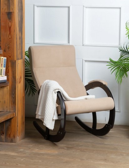 Кресло-качалка в гостиную Корсика, ткань Amigo Beige 34-Т-AB в Улан-Удэ - изображение 7
