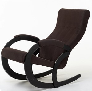 Кресло-качалка в гостиную Корсика, ткань Amigo Coffee 34-Т-AC в Улан-Удэ - предосмотр